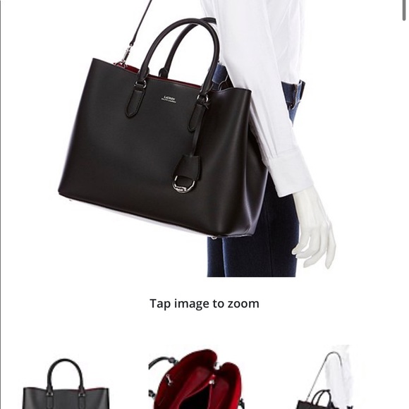 Ralph Lauren Marcy Satchel Dryden Handbag - Picture 2 of 5